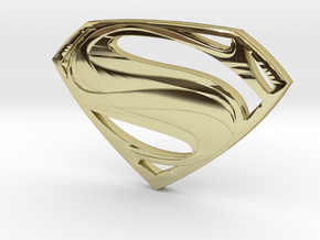 Man Of Steel - Double Sided in 18K Gold Plated