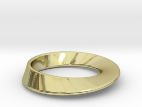 Moebius Strip pendant in 18K Gold Plated
