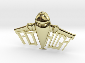 FLYHIGH: Plane Necklace 4inch in 18K Gold Plated