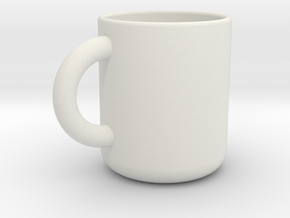 Cup A in White Natural Versatile Plastic