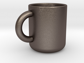 Cup A in Polished Bronzed Silver Steel