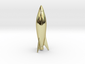 Rocket Earring Bead 05 in 18K Gold Plated