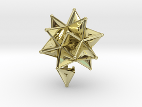 Stellated Icoso Case - 3.6cm in 18K Gold Plated