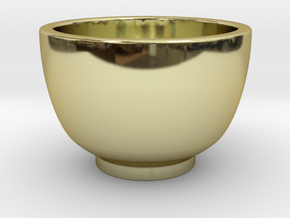 Coffee Cup in 18K Gold Plated