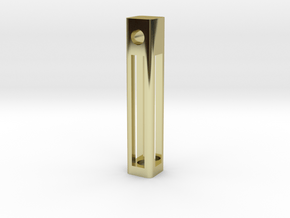 A Tritium Pendant in 18K Gold Plated