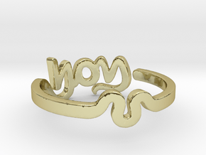 Inner Child Ring Size 6.75 in 18K Gold Plated