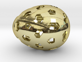Mosaic Egg #1 in 18K Gold Plated