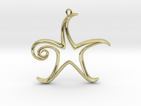 The Star Pendant in 18K Gold Plated