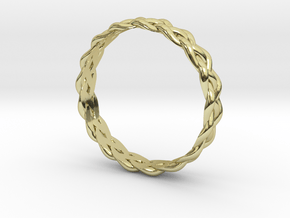 4 Strand Loose Ring in 18K Gold Plated