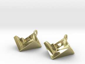 NestedCube Earring in 18K Gold Plated