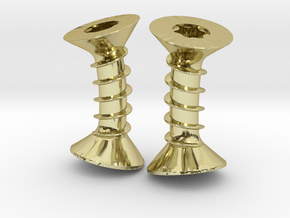 Cufflinks screw - Torx/ Phillips in 18K Gold Plated
