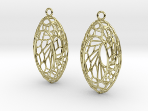 Cairo Basket Earrings in 18K Gold Plated