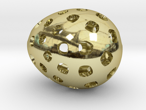 Mosaic Egg #4 in 18K Gold Plated