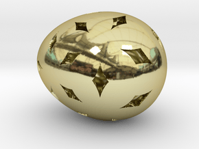 Mosaic Egg #11 in 18K Gold Plated