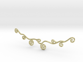 Curly Necklace in 18K Gold Plated