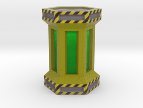 Game Piece, Power Grid, Uranium Canister Type 1 in Full Color Sandstone