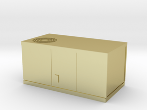 HO scale rooftop air conditioning unit in 18K Gold Plated