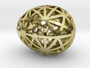 Mosaic Egg #9 in 18K Gold Plated