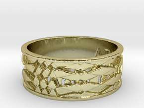 ABLYSSYLBA Ring Size 10.5 in 18K Gold Plated