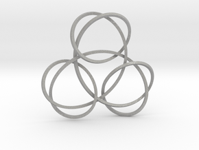 Trinity Knot Pendant in Aluminum