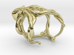 Octopus Ring in 18K Gold Plated