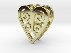 Ace Earrings - Hearts in 18K Gold Plated