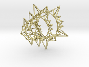 Star Rings 5 Points - 3 pack - 6cm in 18K Gold Plated