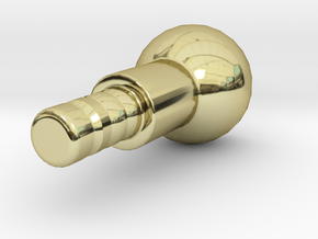 Brio Connector Round in 18K Gold Plated