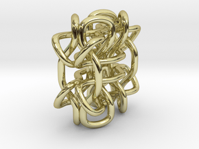 Wings3D Knot in 18K Gold Plated