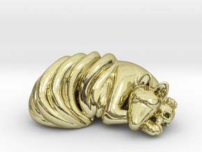 Nine-tailed fox (kyuubi) in 18K Gold Plated