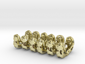 28mm seated halftrack crew in 18K Gold Plated