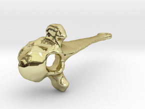 Vertebra 50mm With Loop in 18K Gold Plated