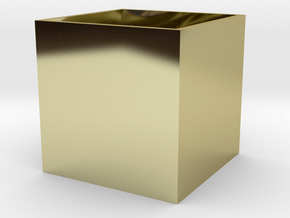 BrendoBox 1 cm^3 b.13 in 18K Gold Plated