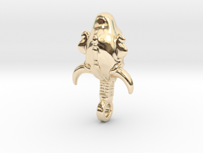 SUPERNATURAL Amulet 3.0cm in 14k Gold Plated Brass