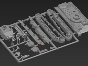 Nebau Nr3 5 Tank for output finished triped 2012 0 in Tan Fine Detail Plastic