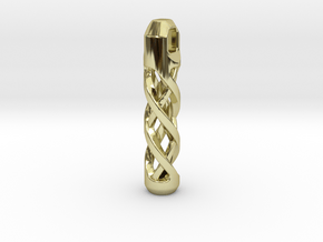 Tritium Lantern 2A Paracord (Silver/Brass/Plastic) in 18K Gold Plated