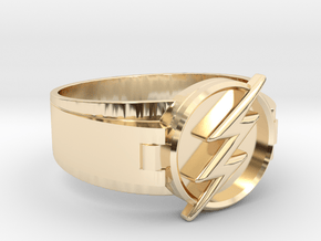 Flash Ring Size 13 22.2mm  in 14k Gold Plated Brass