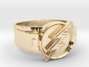 Flash Ring size 11 20.68mm  in 14k Gold Plated Brass
