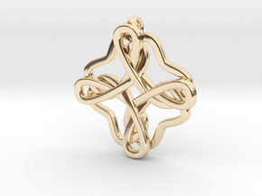 Friendship knot in 14K Yellow Gold