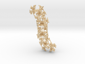 Kleinian Snake - small in 14k Gold Plated Brass