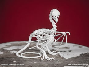 Cockatrice Skeleton in White Natural Versatile Plastic