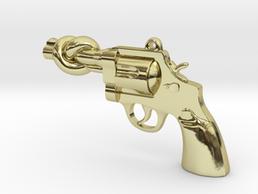 KnotN2Guns Pendant in 18K Gold Plated