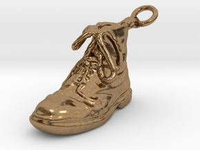 Boot Left in Natural Brass