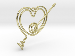 Heart Pendant  in 18K Gold Plated