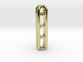 Tritium Lantern 4B (Silver/Brass/Plastic) in 18K Gold Plated
