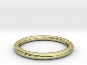 Shiny Bronze ring in 18K Gold Plated