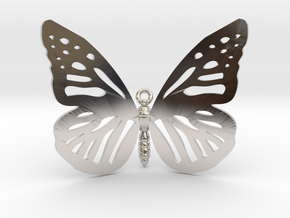 Free-fly in Rhodium Plated Brass