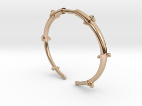 Revival Horn Cuff - Small in 14k Rose Gold Plated Brass