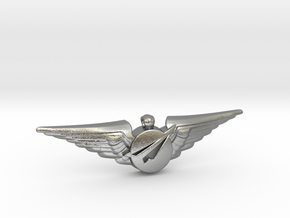 Big Imagination Captain's Wings in Natural Silver