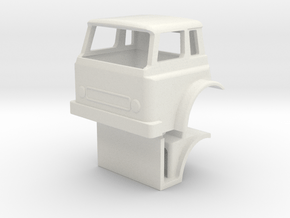 1/64 scale IH Cargostar Cab with Interior model in White Natural Versatile Plastic